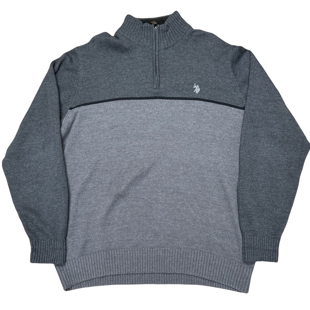Men’s Us‎ Polo Assn. 1/4 Zip Sweater. XL